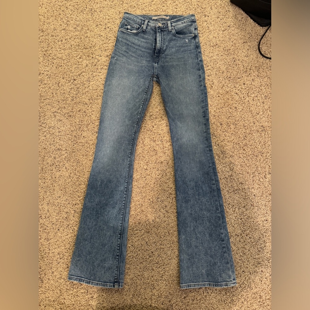 HUDSON barbara high-rise bootcut jean in pure shores Size 27